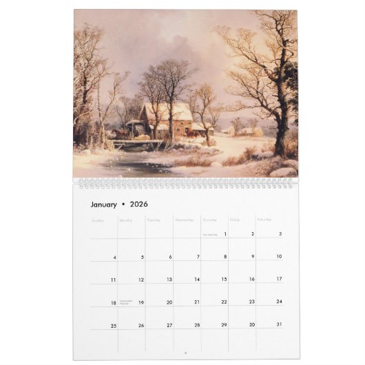 Landschapskalender 2023 kalender (Jan 2026)