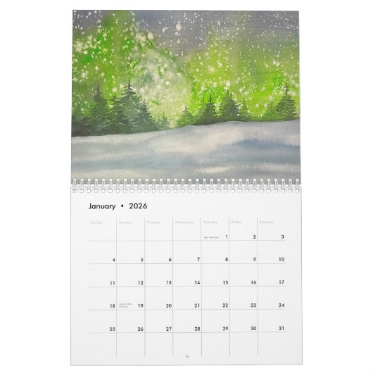 Landschapskalender 2024 kalender (Jan 2026)