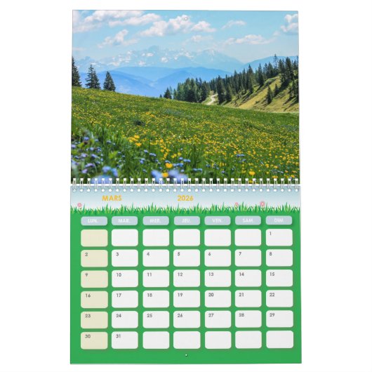 Landschapskalender Kalender (Mar 2026)