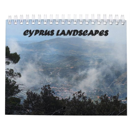 landschapskalender van Cyprus Kalender (Achterkant)