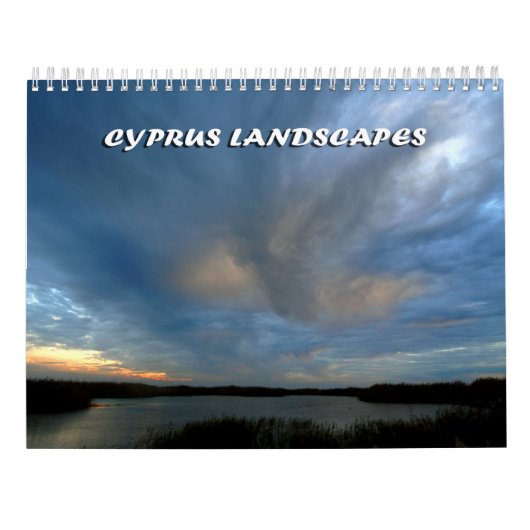 landschapskalender van Cyprus Kalender (Achterkant)