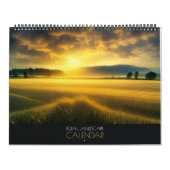 Landschapskalender voor het platteland kalender (Hoes)