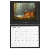 Landschapskalender voor het platteland kalender (Feb 2026)