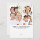 Landschapskrans Hulstbes Dennen PHOTO Wenskaart Feestdagenkaart (Achterkant)