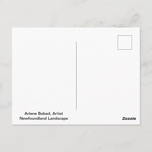 Landschapskunst bij gieterland briefkaart (Achterkant)