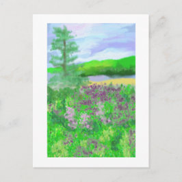 Landschapskunst bij gieterland briefkaart