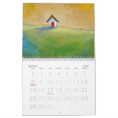 Landschapskunst leuk roofachtig kleurrijk schilder kalender (Mar 2026)
