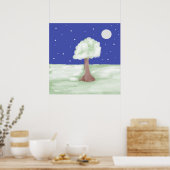 landschapskunst poster (Keuken)