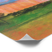 Landschapskunst Schilderen Rainstorm Kleine Boerde Poster (Hoek)