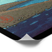 Landschapskunst van Tsuchiya Koitsu Tokaido Fujika Poster (Hoek)