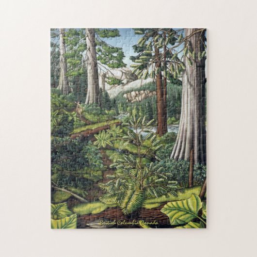 Landschapskunstpuzzel BC Natuur puzzel gepersonali Legpuzzel (Verticaal)