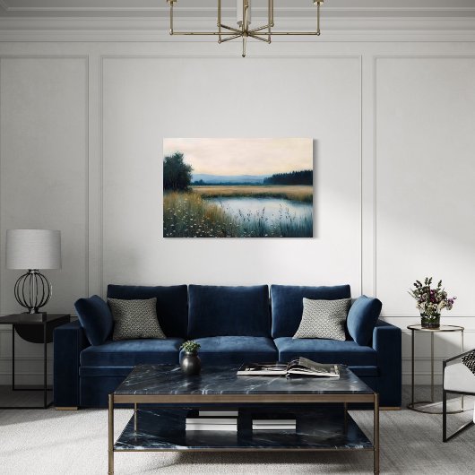  landschapskunstwerk | Gefluister van Natuur Canvas Afdruk