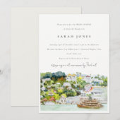 Landschapslandschap Chic River Cruise Vrijgezellen Kaart (Voorkant / Achterkant)