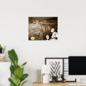 Landschapsmadeliefjes Poster (Thuiskantoor)