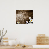 Landschapsmadeliefjes Poster (Keuken)