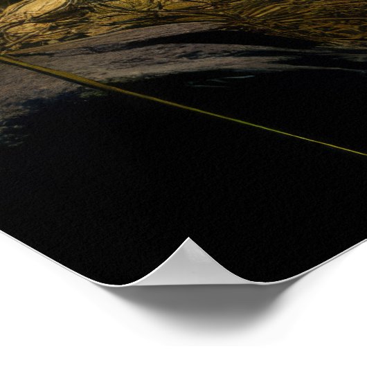 Landschapsmeditatie Serene Rustig Poster (Hoek)