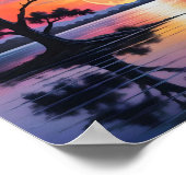 Landschapsmeer Poster (Hoek)