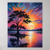 Landschapsmeer Poster (Voorkant)