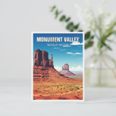 Landschapsmonument Valley Navajo Nation Souvenir Briefkaart (Staand voorkant)