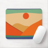 Landschapsmousepad, berg, digitale kunst, kunst muismat (Met muis)