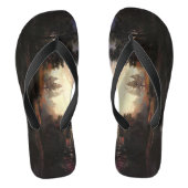 LandschapsNatuur Forest Custom Creëer Teenslippers (Voetbed)