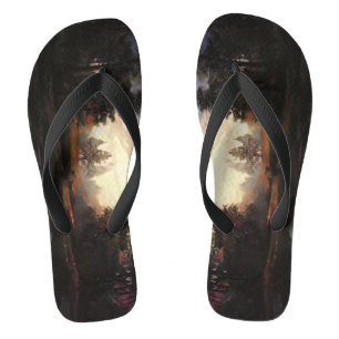 LandschapsNatuur Forest Custom Creëer Teenslippers