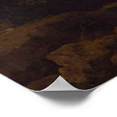  landschapsolieverf Moody Dark Academia Poster (Hoek)