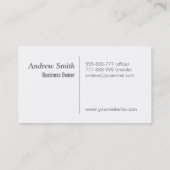 Landschapsonderhoud, maaitractor visitekaartje (Achterkant)