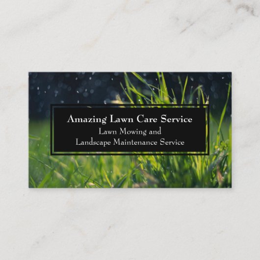 Landschapsonderhoud natte grassen visitekaartje (Voorkant)