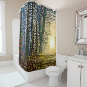 Landschapsontwerp 276 Bos Bossen Douchegordijn (In situ)