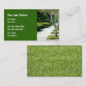 Landschapsontwerp en landschapsonderhoud visitekaartje (Voorkant / Achterkant)