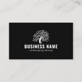 Landschapsontwerp en Logo van de professionele zor Visitekaartje (Voorkant)