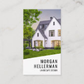 Landschapsontwerp Foto Verticaal Visitekaartje (Voorkant)