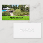 Landschapsontwerp | Gras | Achtertuin Visitekaartje (Voorkant / Achterkant)