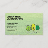 Landschapsontwerp | Gras | Bomen-Logo Visitekaartje (Voorkant)