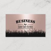 Landschapsontwerp - Moderne Roos Gold Lawn Care Visitekaartje (Voorkant)