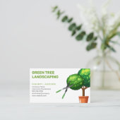 Landschapsontwerp | Topiary Trimming Tree Visitekaartje (Staand voorkant)