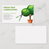 Landschapsontwerp | Topiary Trimming Tree Visitekaartje (Voorkant / Achterkant)