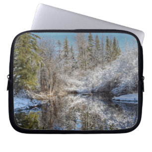 Landschapsontwerp van de Natuur Cariboo Laptop Sleeve