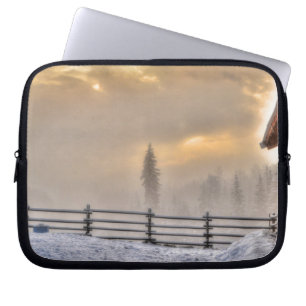 Landschapsontwerp van de Natuur Cariboo Laptop Sleeve