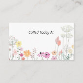 Landschapsontwerp Visitekaartje (Achterkant)