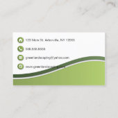 Landschapsontwerp Visitekaartje (Achterkant)