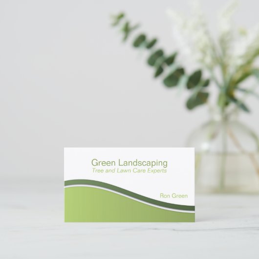 Landschapsontwerp Visitekaartje (Staand voorkant)