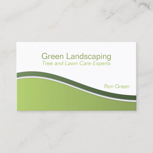 Landschapsontwerp Visitekaartje (Voorkant)