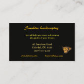 Landschapsontwerp Visitekaartje (Achterkant)