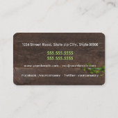 Landschapsontwerp Visitekaartje (Achterkant)