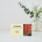 landschapsontwerp visitekaartje (Staand voorkant)