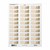 landschapsontwerp zomerhaas etiket (Full Sheet)