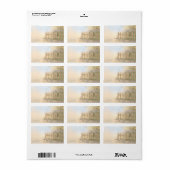 landschapsontwerp zomerhaas etiket (Full Sheet)