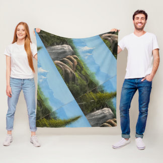 Landschapsontwerpdeken Fleece Deken